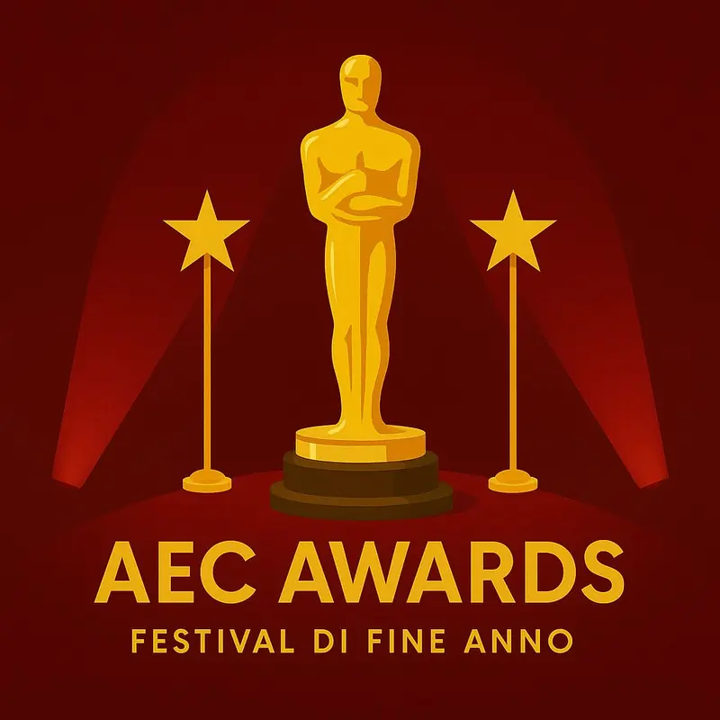 Locandina degli AECinema Awards, il festival di fine anno